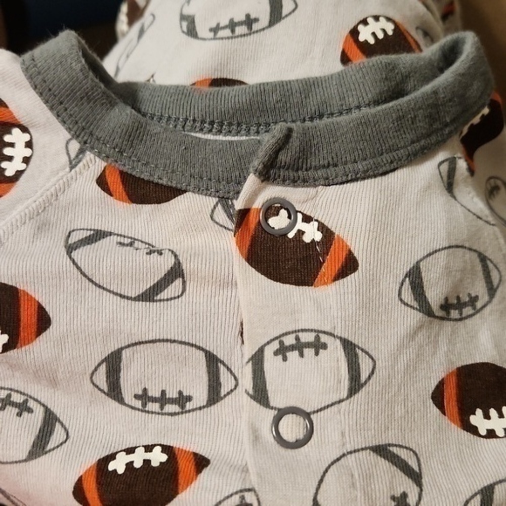 [Carter's] Football Onesie - 18 Months